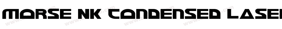 Morse NK Condensed Laser Italic字体转换